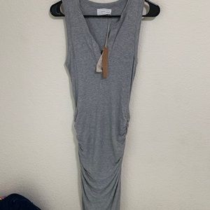 Ruched Side Midi Dress Vici